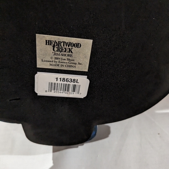 Jim Shore Lamp- Heartwood Creek- angel with vegetable basket 2004 - Picture 11 of 14